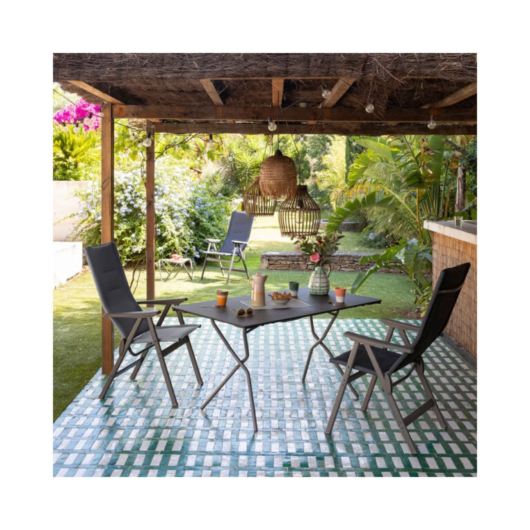 LAFUMA MOBILIER - Table Anytime Fusain LAFUMA MOBILIER - 2 tailles