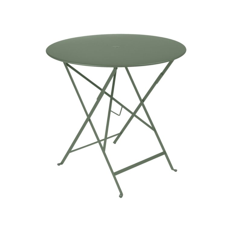 FERMOB - Table à manger ronde FERMOB Bistro D.77cm - 25 coloris