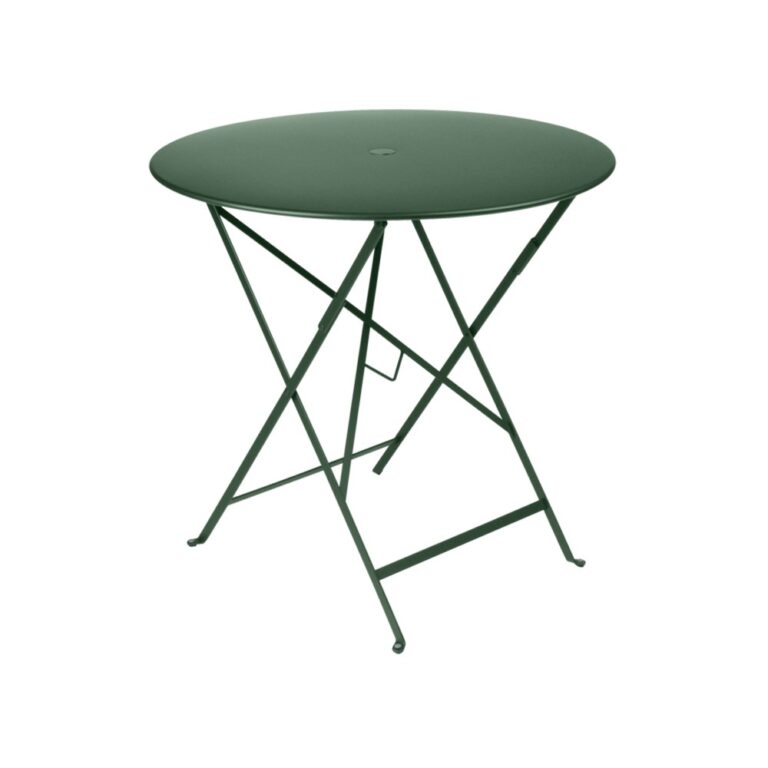 FERMOB - Table à manger ronde FERMOB Bistro D.77cm - 25 coloris