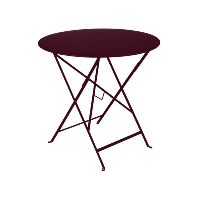 FERMOB - Table à manger ronde FERMOB Bistro D.77cm - 25 coloris