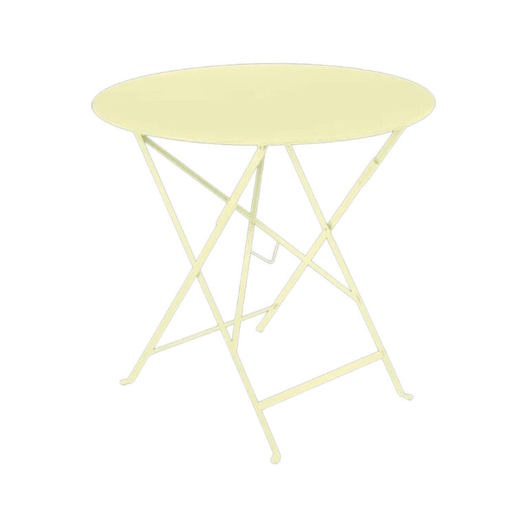 FERMOB - Table bistro pliante ronde Fermob en acier 77cm - 23 coloris