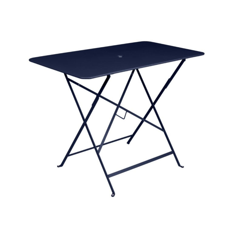 FERMOB - Table à manger pliante rectangulaire FERMOB Bistro en acier 97x57cm - 25 coloris