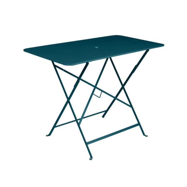 FERMOB - Table à manger pliante rectangulaire FERMOB Bistro en acier 97x57cm - 25 coloris