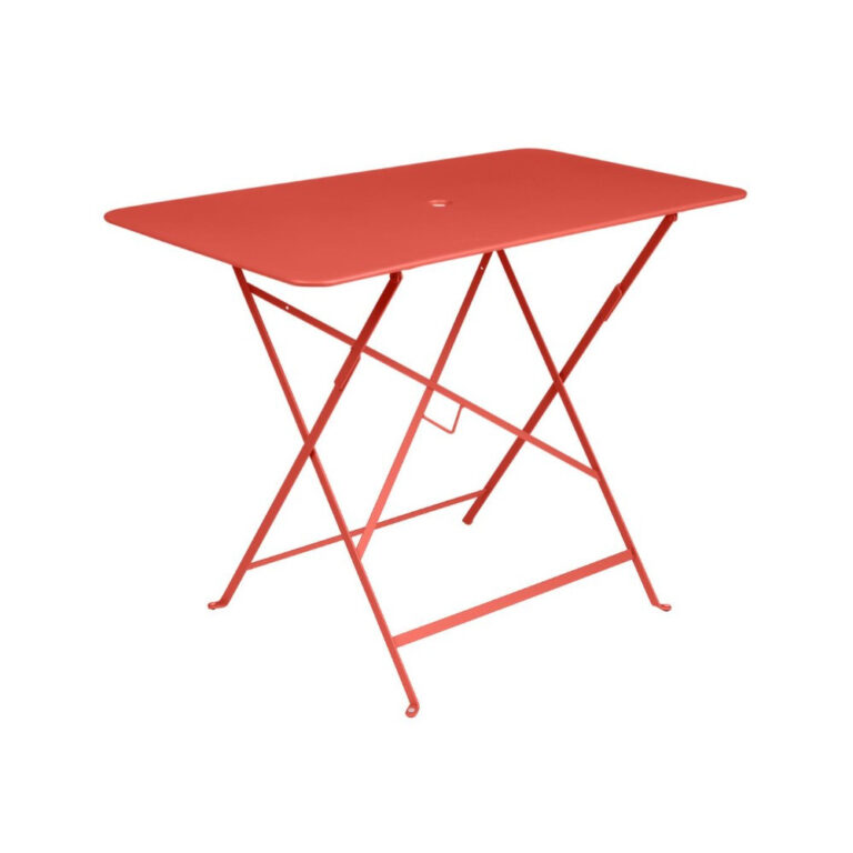 FERMOB - Table à manger pliante rectangulaire FERMOB Bistro en acier 97x57cm - 25 coloris
