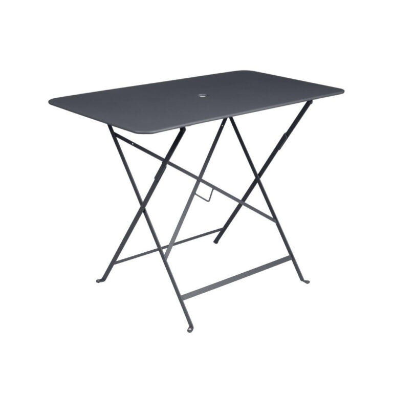 FERMOB - Table à manger pliante rectangulaire FERMOB Bistro en acier 97x57cm - 25 coloris