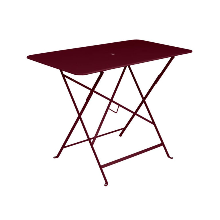 FERMOB - Table à manger pliante rectangulaire FERMOB Bistro en acier 97x57cm - 25 coloris