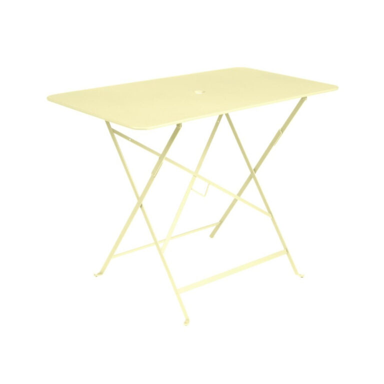FERMOB - Table à manger pliante rectangulaire FERMOB Bistro en acier 97x57cm - 25 coloris