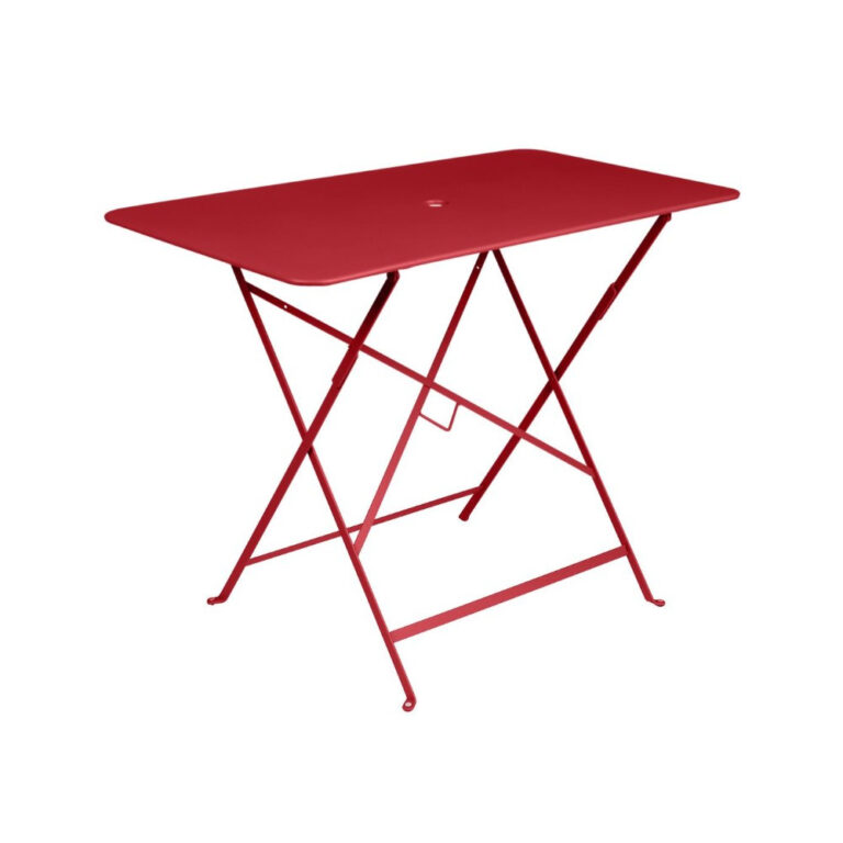 FERMOB - Table à manger pliante rectangulaire FERMOB Bistro en acier 97x57cm - 25 coloris