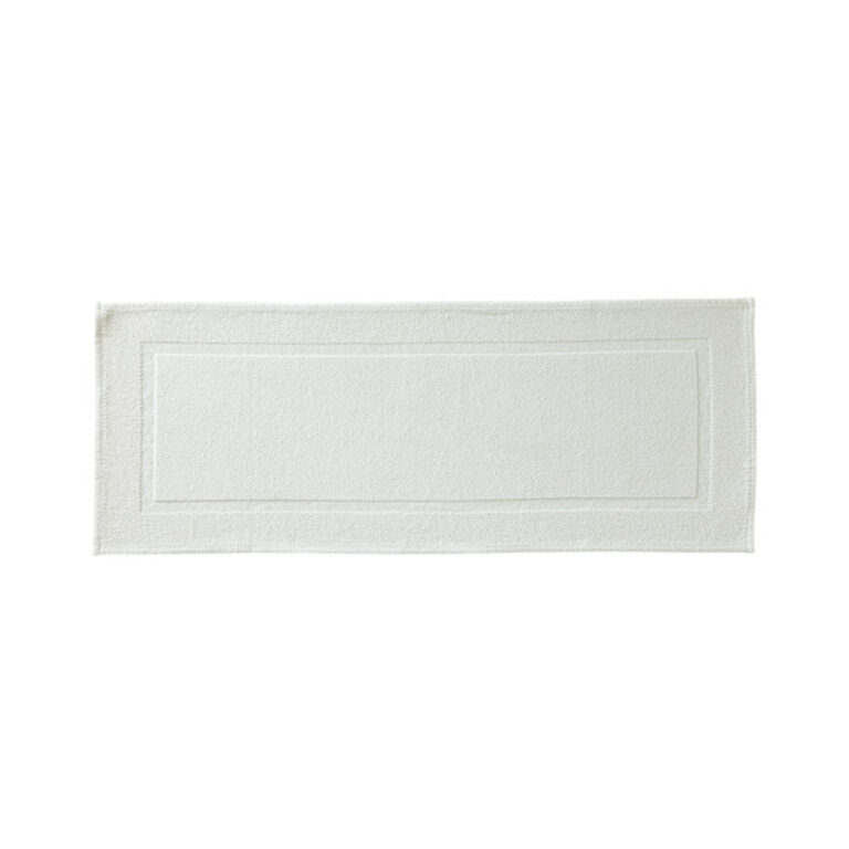 BLANC DES VOSGES - Tapis de bain Comores Blanc des Vosges - 13 coloris 2 tailles