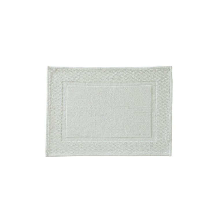 BLANC DES VOSGES - Tapis de bain Comores Blanc des Vosges - 13 coloris 2 tailles