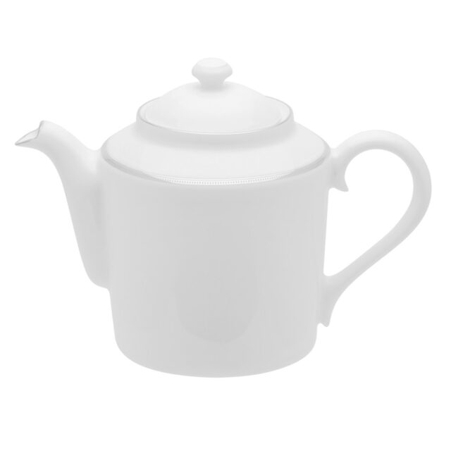 DEGRENNE - Théière en porcelaine Degrenne L Blanc – 1 litre
