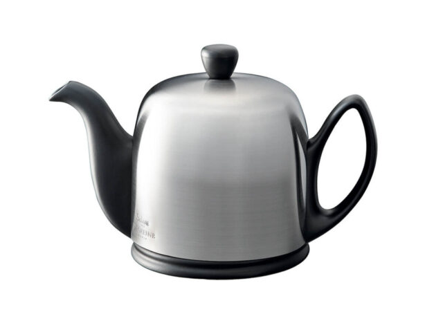 Degrenne - Théière Salam Degrenne Inox Noir 8 tasses