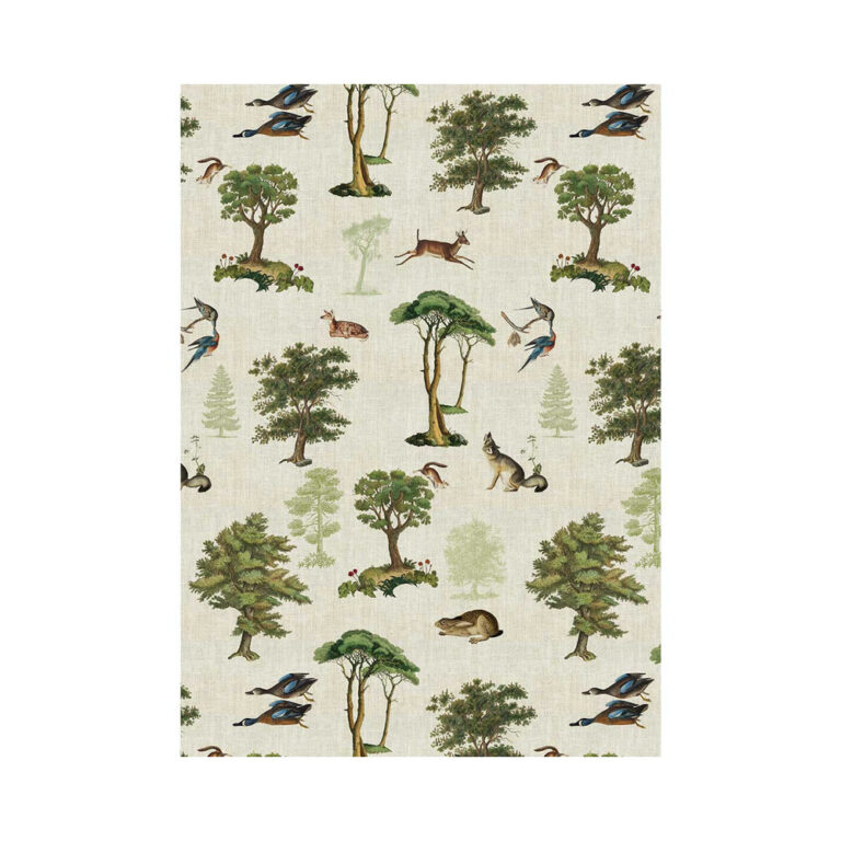 GARNIER THIEBAUT - Torchon Dans les Bois naturel Garnier Thiebaut