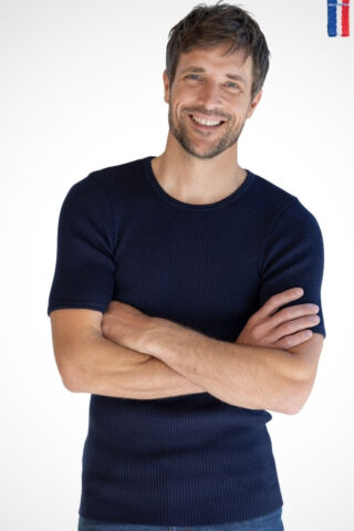 Tee-shirt thermique en laine · Firmin par la marque MONSIEUR SOLFIN MONSIEUR SOLFIN - Tee-shirt thermique en laine · Firmin