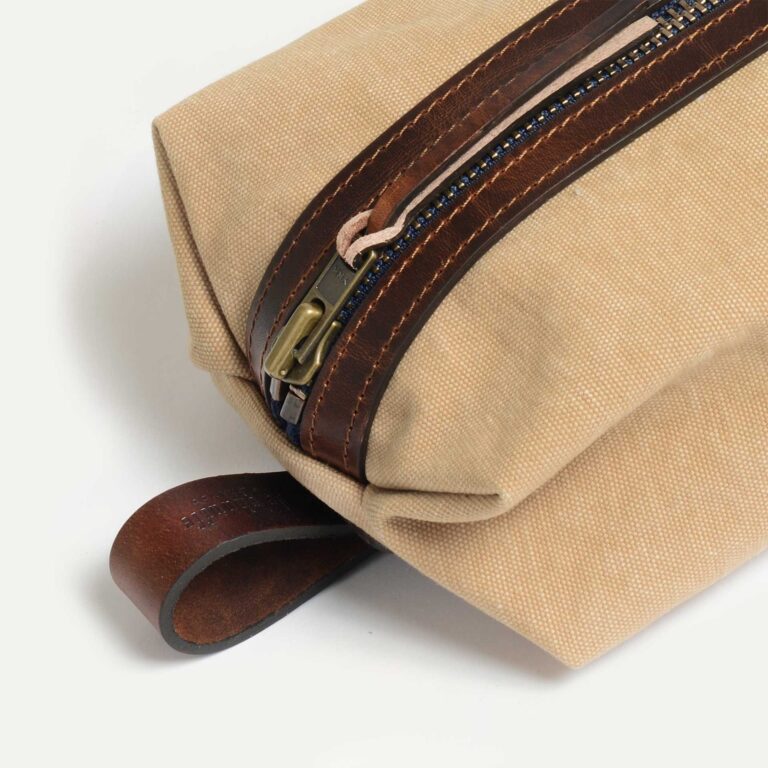 Bleu De Chauffe - Trousse de toilette ZAZOU - Blé Stonewashed