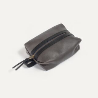 Trousse de toilette ZAZOU – Gris par la marque Bleu de Chauffe Bleu de Chauffe - Trousse de toilette ZAZOU – Gris