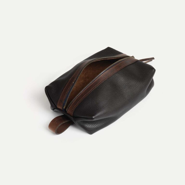 Bleu De Chauffe - Trousse de toilette ZAZOU - Marron Brun