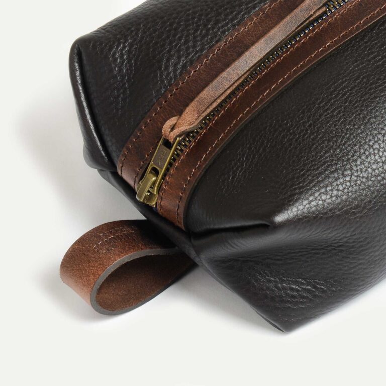 Bleu De Chauffe - Trousse de toilette ZAZOU - Marron Brun
