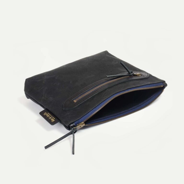 Bleu De Chauffe - Trousse de toilette Zèbre - Noir waxé