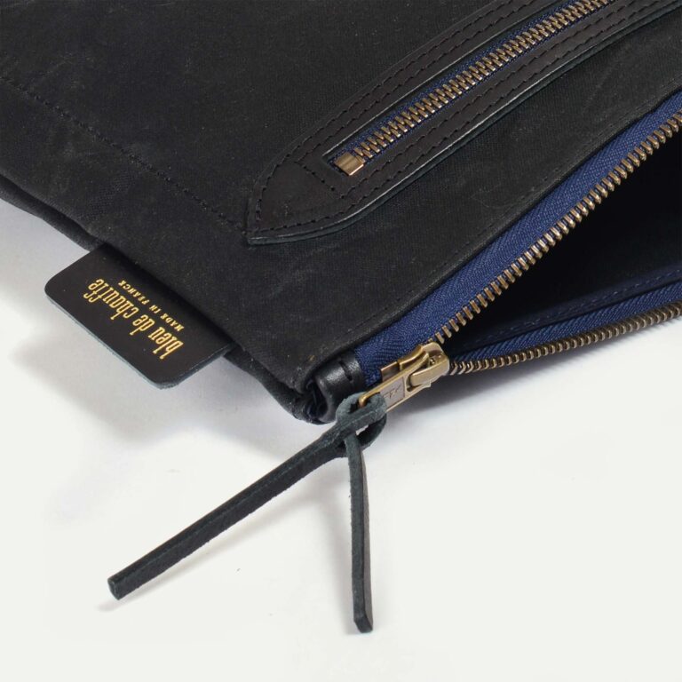 Bleu De Chauffe - Trousse de toilette Zèbre - Noir waxé