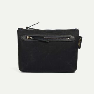 Bleu de Chauffe - Trousse de toilette Zèbre  Noir waxé