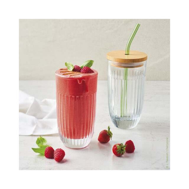 LA ROCHERE - Verre à smoothie avec paille LA ROCHERE Ouessant