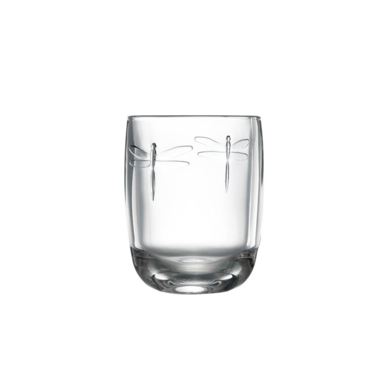 LA ROCHERE - 6 Verres gobelets Libellules LA ROCHERE - 3 tailles