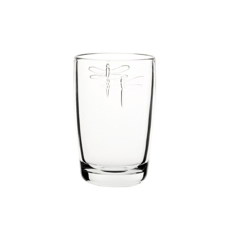 LA ROCHERE - 6 Verres gobelets Libellules LA ROCHERE - 3 tailles