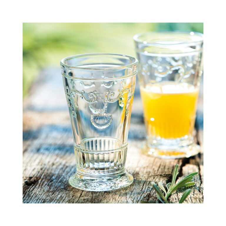 LA ROCHERE - 6 Verres gobelets Versailles LA ROCHERE - 5 tailles