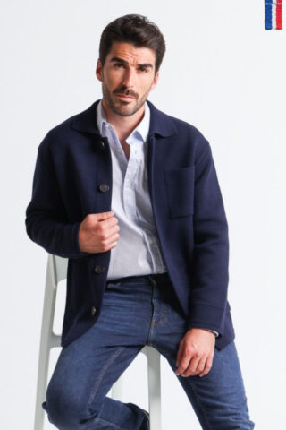 Veste en laine mélangée · Armand par la marque MONSIEUR SOLFIN MONSIEUR SOLFIN - Veste en laine mélangée · Armand