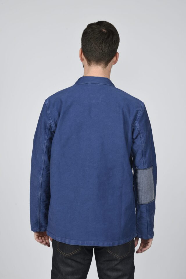 Kiplay Vintage - Veste moleskine ravaudée "Gaspard"