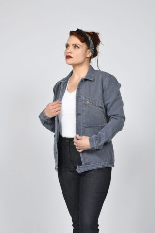 Kiplay Vintage - Blouson chevron “Léon”