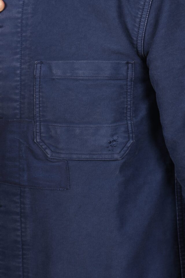 Kiplay Vintage - Veste moleskine ravaudée "Gaspard"