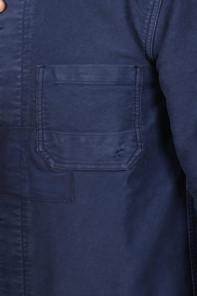 Kiplay Vintage - Veste moleskine ravaudée "Gaspard"