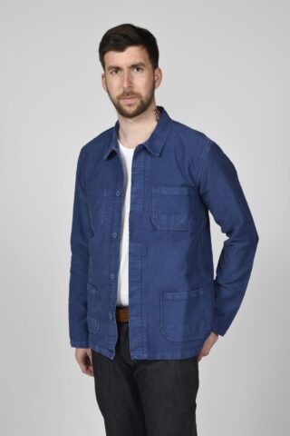 Kiplay Vintage - Veste moleskine ravaudée Gaspard