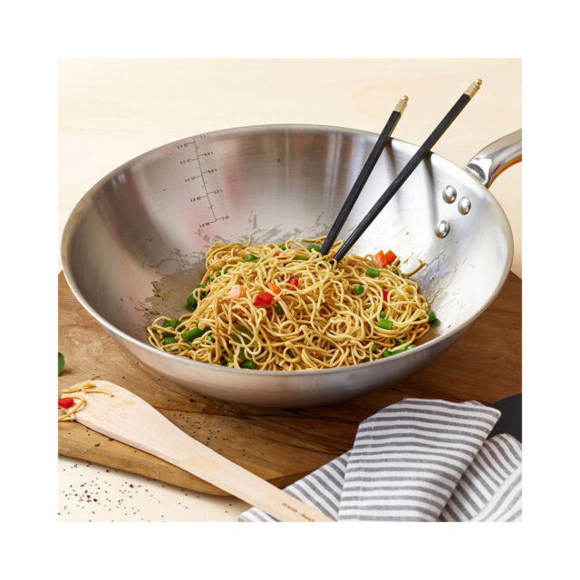 DE BUYER - Wok DE BUYER Alchimy 32cm en inox