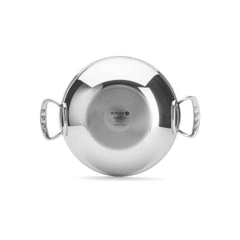 DE BUYER - Wok bombé DE BUYER Affinity en inox 32cm