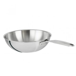 CRISTEL - Wok CRISTEL Castel Pro en inox – 5 tailles