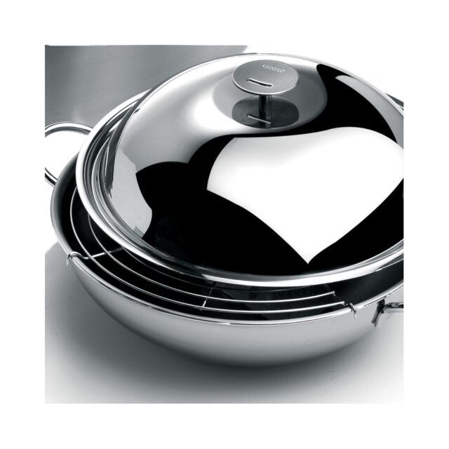 CRISTEL - Wok en inox Cristel Casteline - 2 tailles