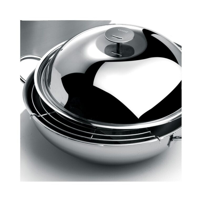 CRISTEL - Wok en inox Cristel Casteline - 2 tailles