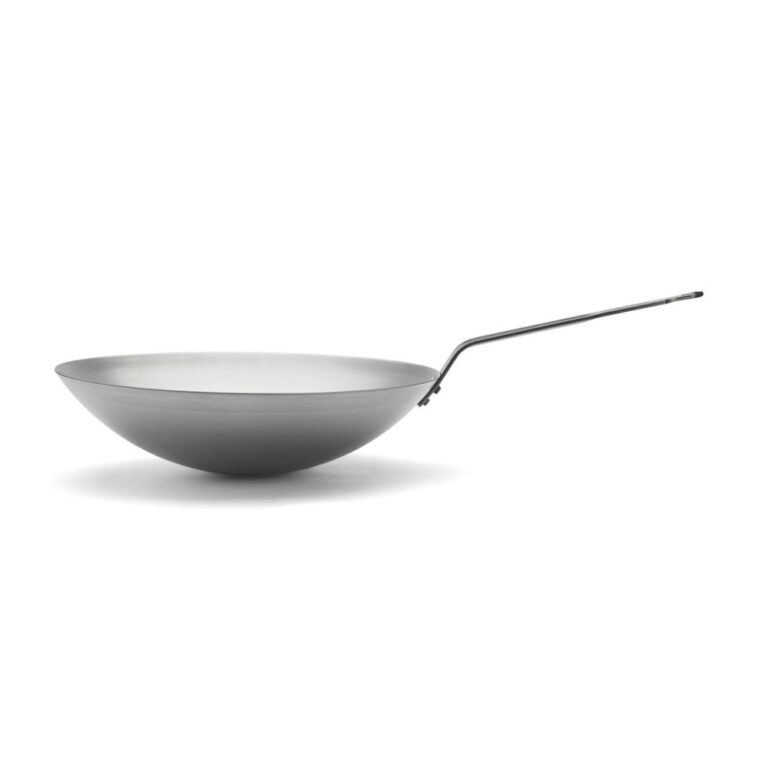 DE BUYER - Wok DE BUYER Carbone Plus en tôle d'acier 35cm