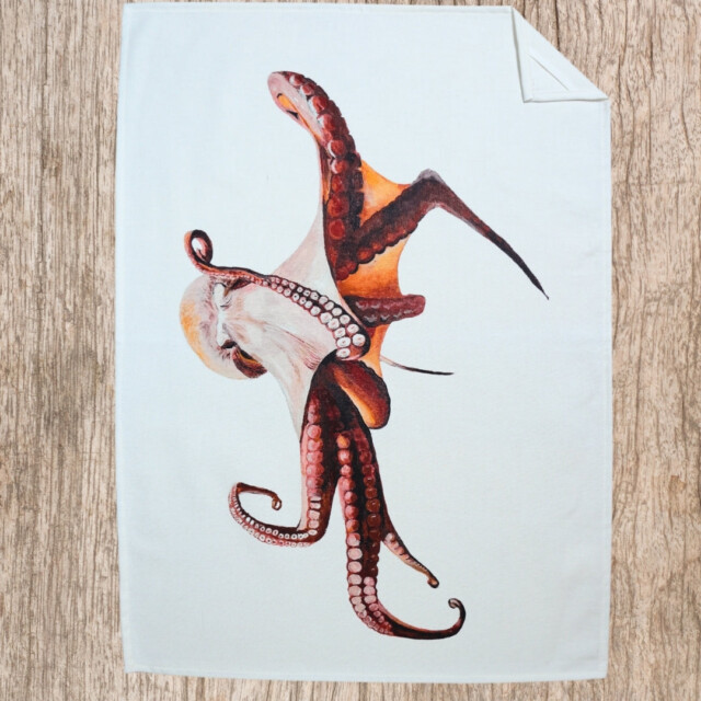 varek.illustrations - Torchon 100% coton : Le Poulpe