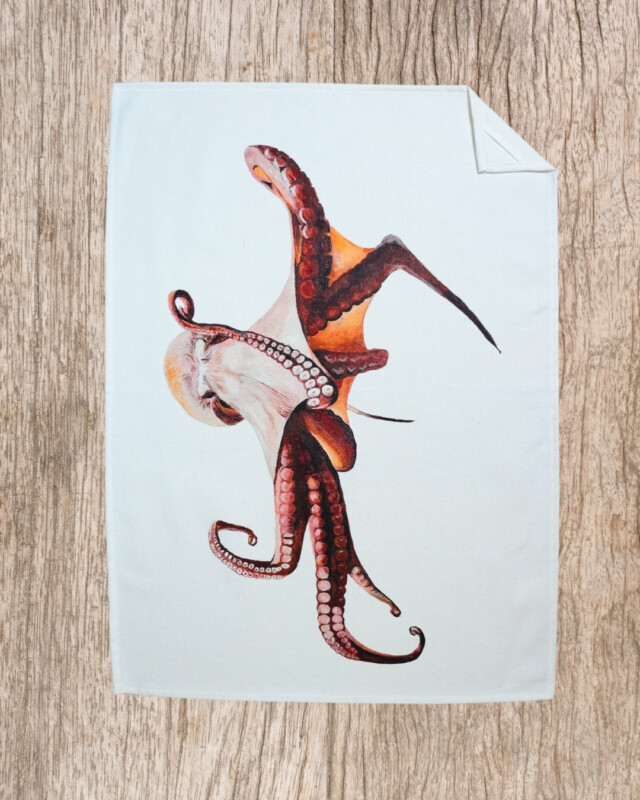 varek.illustrations - Torchon 100% coton : Le Poulpe