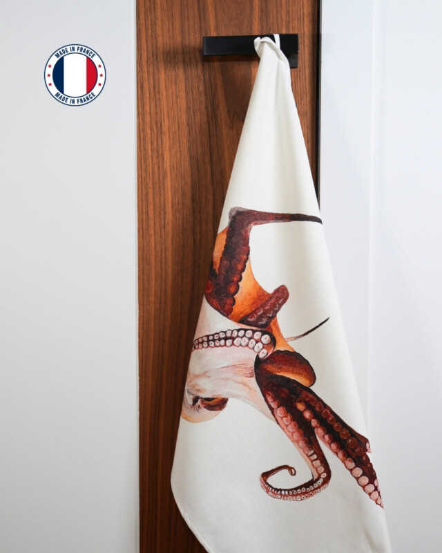 varek.illustrations - Torchon 100% coton : Le Poulpe