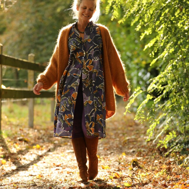 Quintessence - Gilet Prisca Cannelle