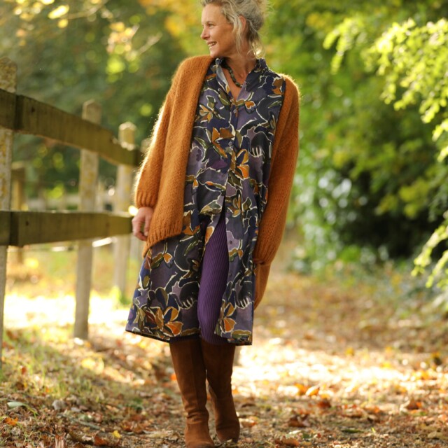 Quintessence - Gilet Prisca Cannelle