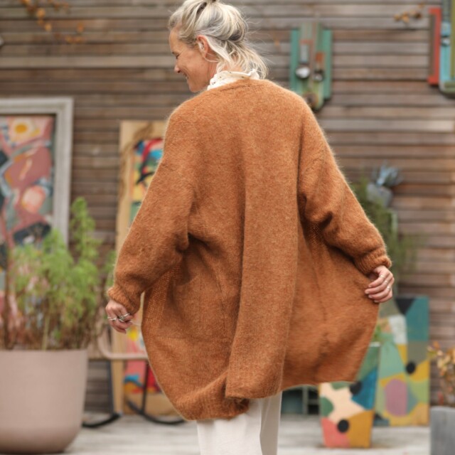 Quintessence - Gilet Naïs - Noisette