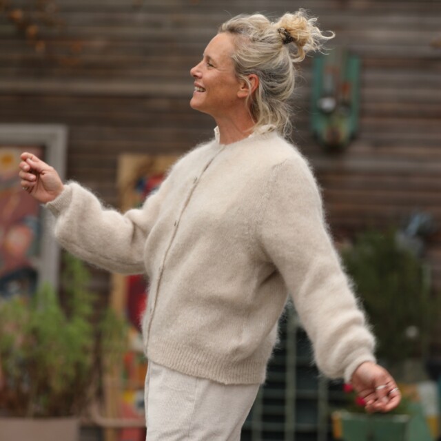 Quintessence - Gilet Sélène -Ficelle