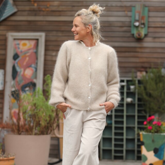 Quintessence - Gilet Sélène -Ficelle