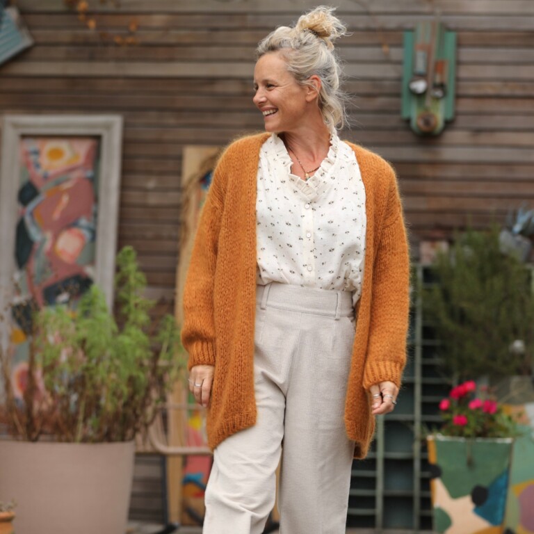 Quintessence - Gilet Prisca Safran